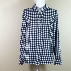 Tommy Hilfiger popover flannel top